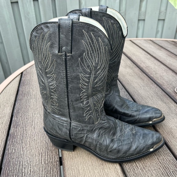 Durango Other - Durango Men’s Grey Leather Cowboy Boots Size 12D
